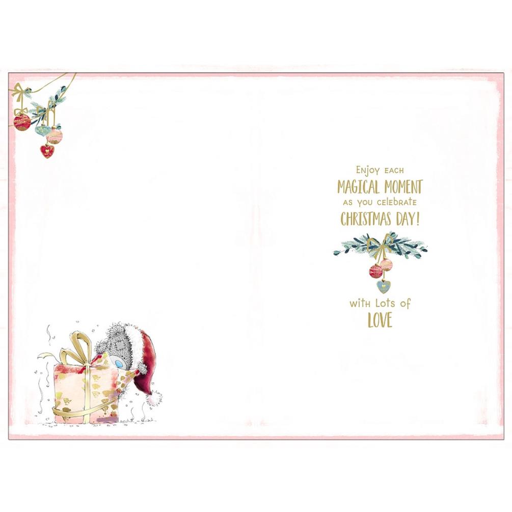 Granddaughter with Gifts Me to You Bear Christmas Card Extra Image 1